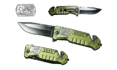 Falcon 8" Spring Assisted Pocket Knife KS9009GN-3 Falcon 8" Spring Assisted Pocket Knife KS9009GN-3
